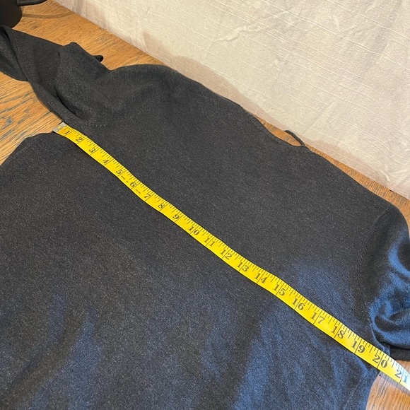 Charcoal Fringe-Trim Open Cardigan – NWOT size M - Picture 4 of 8